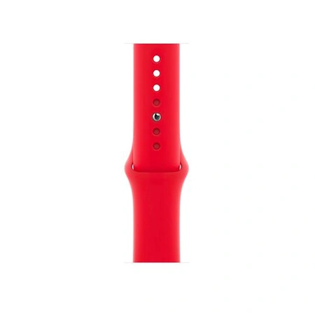 Фото-3 Умные часы Apple Watch Series 6 44 мм, алюминий (PRODUCT)RED, спортивный ремешок красного цвета