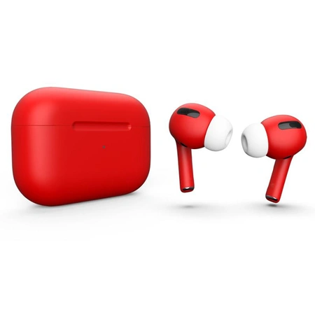 Фото-2 Беспроводные наушники Apple AirPods Pro Custom Edition красные матовые