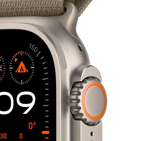 Фото-2 Умные часы Apple Watch Ultra 2 49 мм, GPS + Cellular, титан, ремешок Alpine оливковый