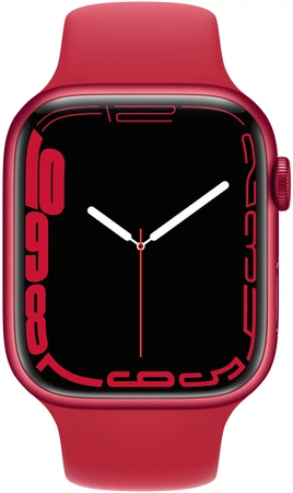 Фото-1 Часы Apple Watch Series 7 GPS 45mm Aluminum Case with Sport Band (PRODUCT)RED