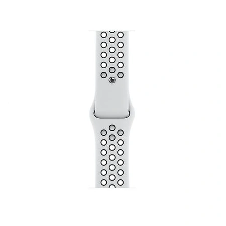 Фото-3 Умные часы Apple Watch Nike SE 40 мм, алюминий серебристый, спортивный ремешок Nike цвета «чистая платина/чёрный»