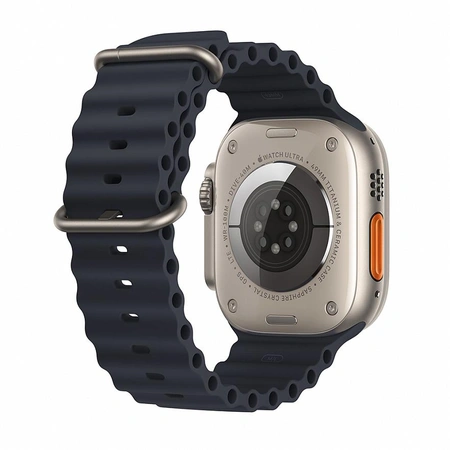 Фото-3 Умные часы Apple Watch Ultra 49 мм, GPS + Cellular, титан, ремешок Ocean «Тёмная ночь»