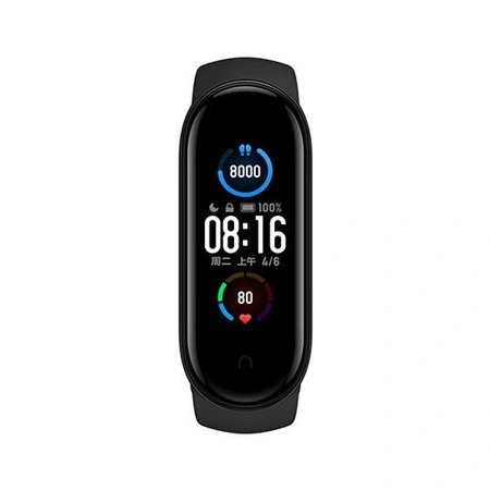 Фото-2 Браслет Xiaomi Mi Band 5 NFC для iOS/Android чёрный