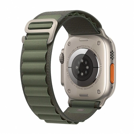Фото-3 Умные часы Apple Watch Ultra 49 мм, GPS + Cellular, титан, ремешок Alpine зелёный