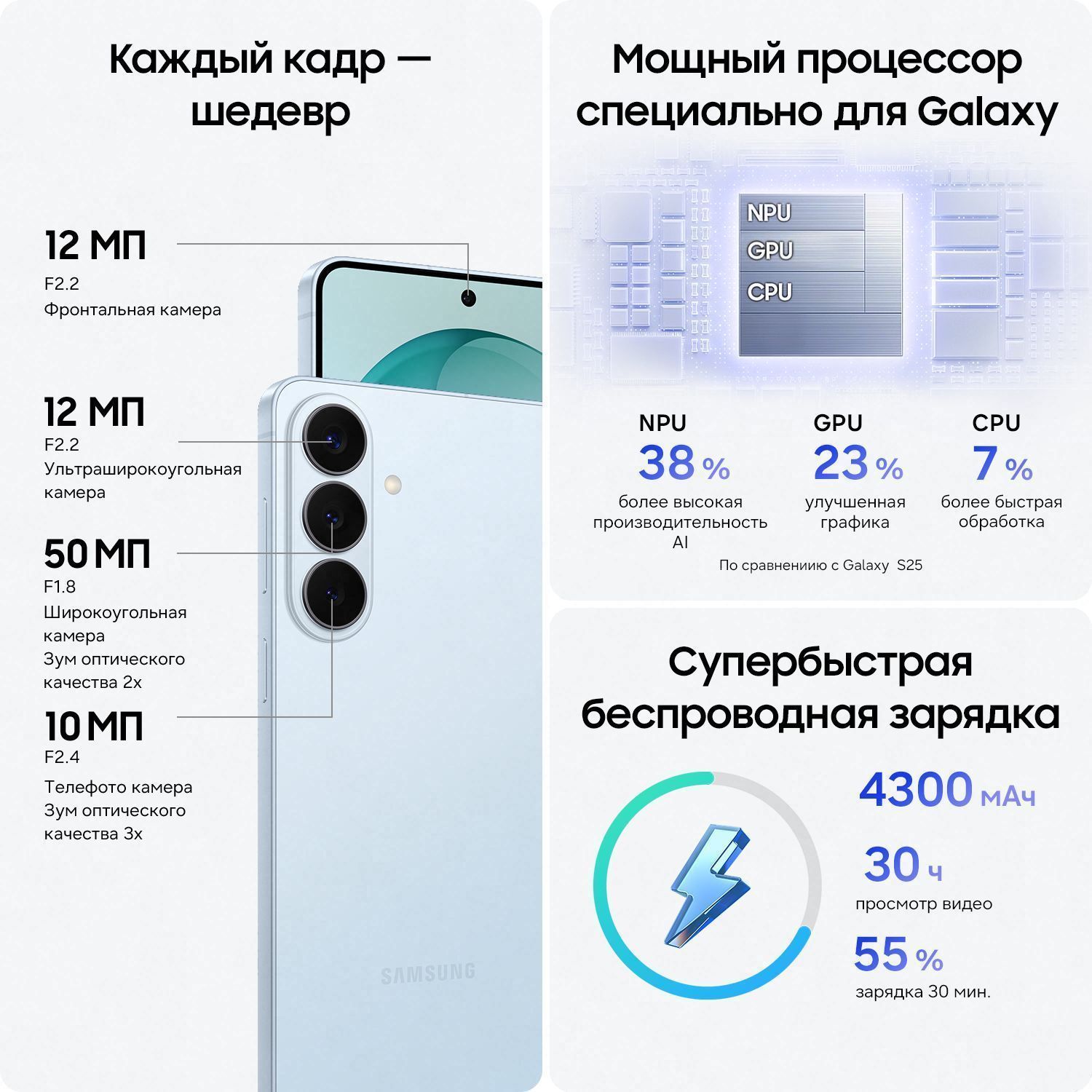 Samsung Galaxy S26 12/512Gb Global Sky Blue