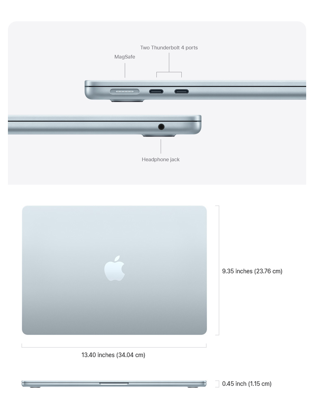 Apple MacBook Air 15 (M5 10-Core, GPU 10-Core, 16GB, 1TB) Silver